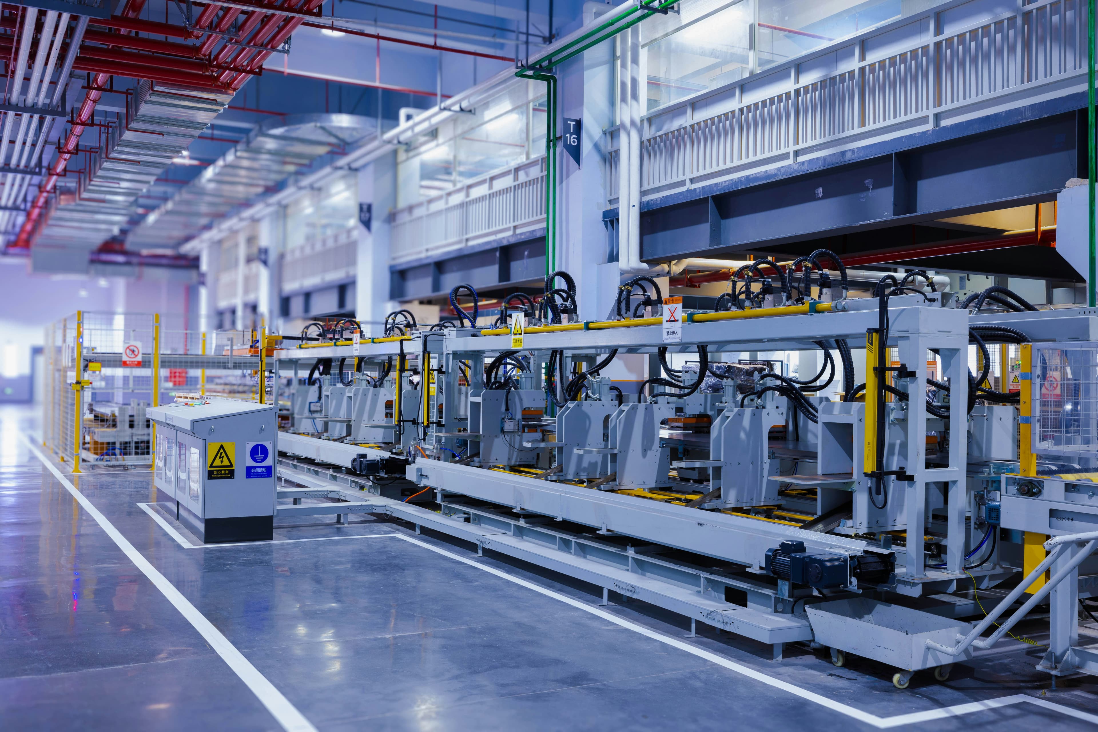 Clean modern industrial facility